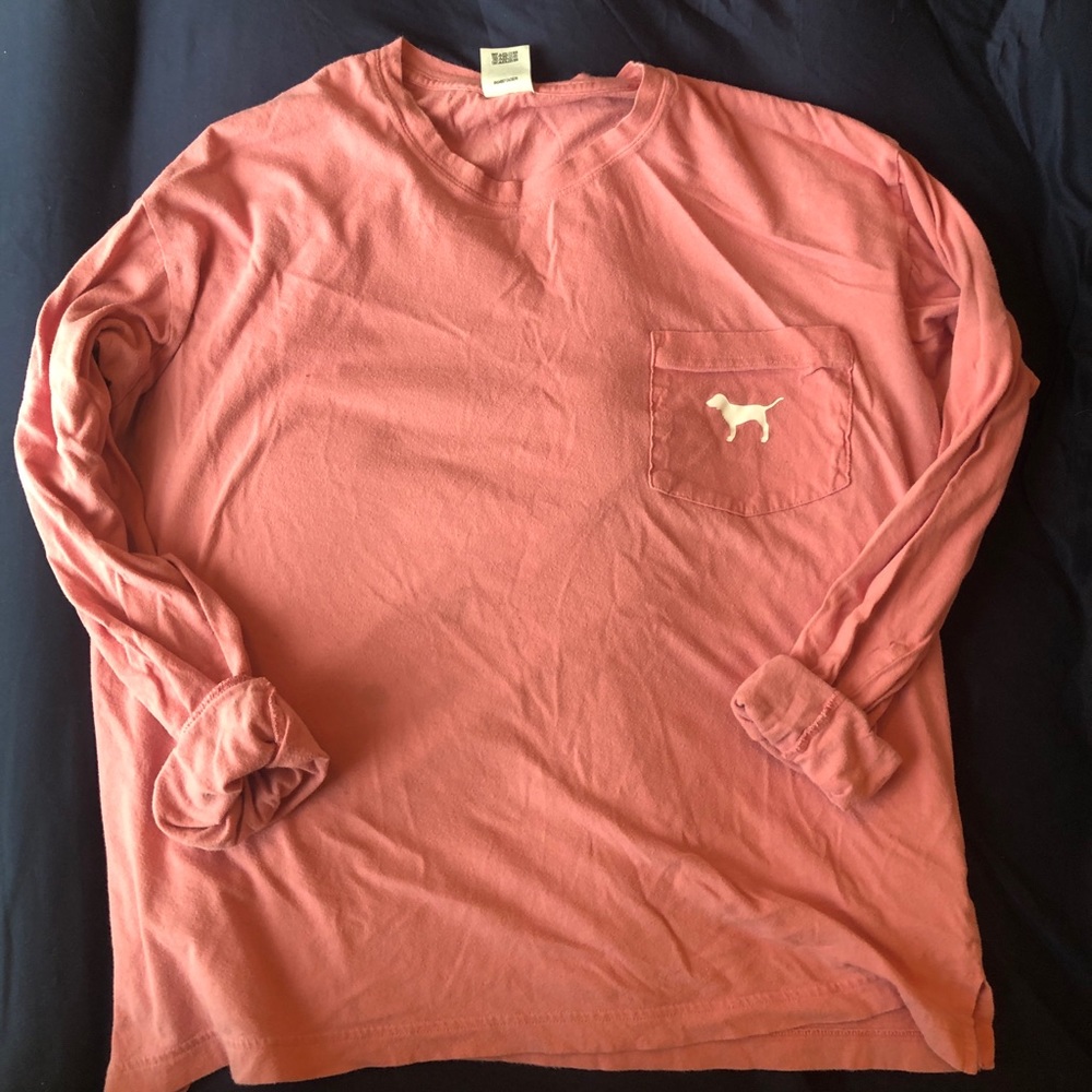 Pink love sleeve Top